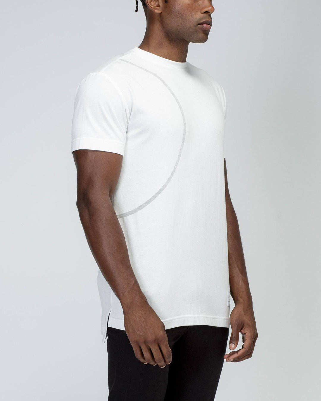 Konus Men's Burnout Tee in White by Shop at Konus