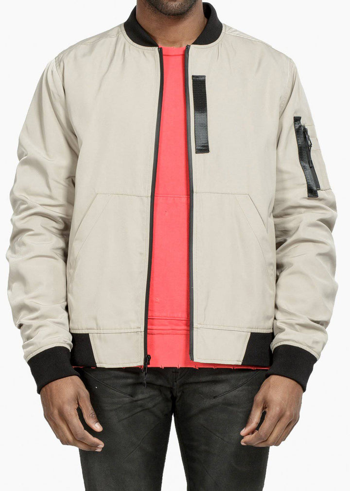 Konus Men's MA-1 Bomber Jacket in Khaki by Shop at Konus