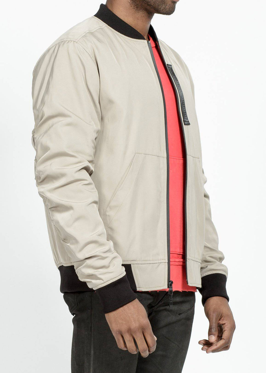 Konus Men's MA-1 Bomber Jacket in Khaki by Shop at Konus