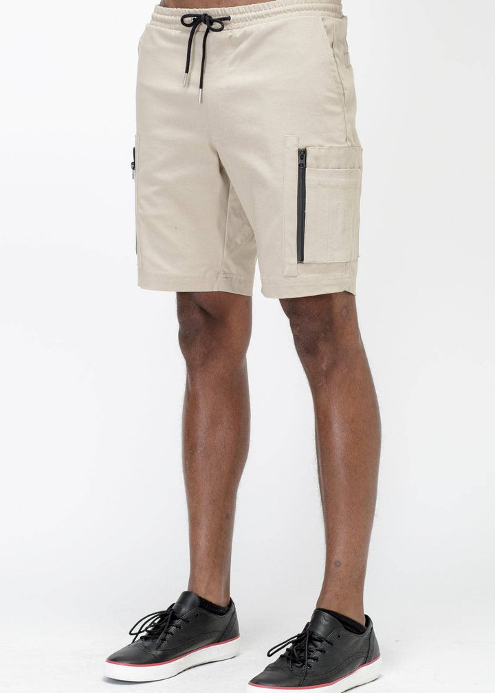 Konus Men's Cargo Shorts in Khaki by Shop at Konus