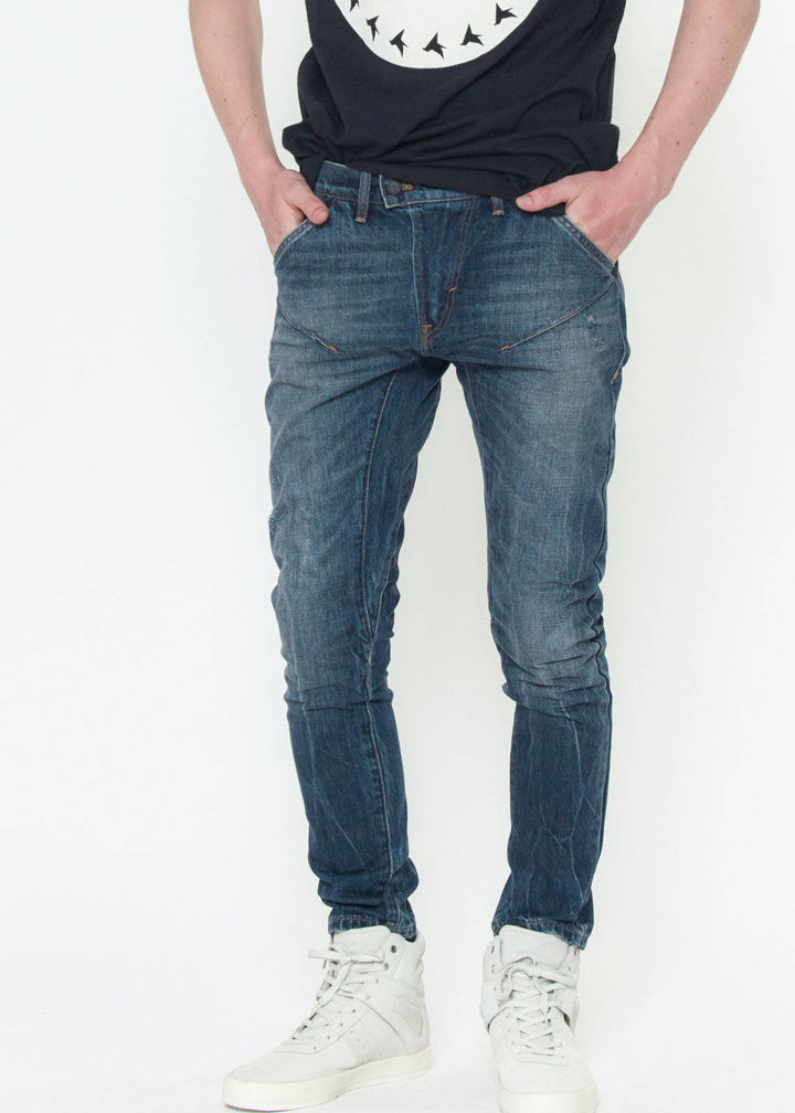 Konus Men's Essential Slim Jeans in Indigo by Shop at Konus