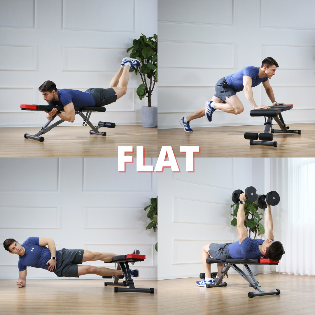 5-in-1 Adjustable Weight Bench by Finer Form