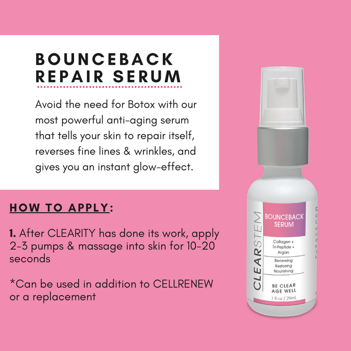 BOUNCEBACK - "No Botox Serum" by CLEARSTEM Skincare