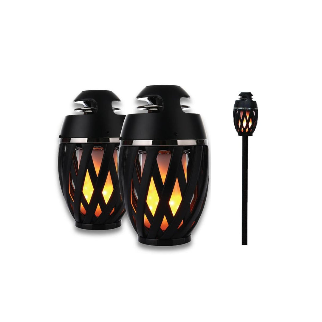 Tiki Tiki To To Outdoor LED Torch With Bluetooth Speaker by VistaShops