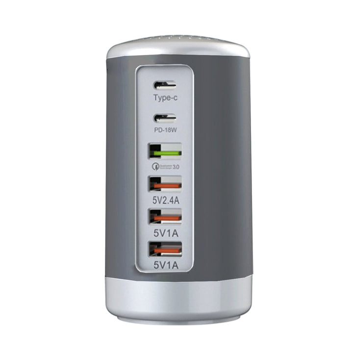 Tower USB With 6 High Speed Charging Ports by VistaShops