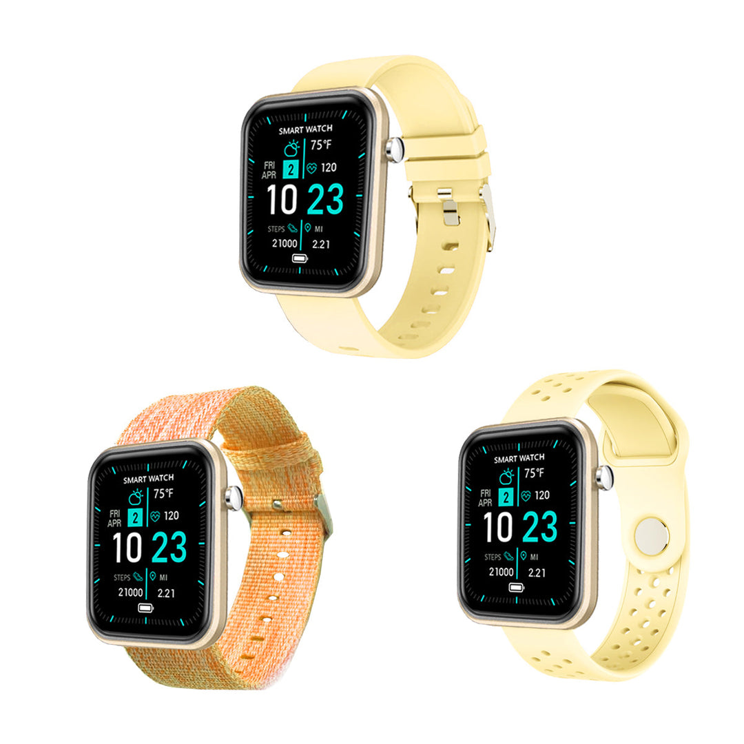 Advanced Smartwatch With Three Bands And Wellness + Activity Tracker by VistaShops