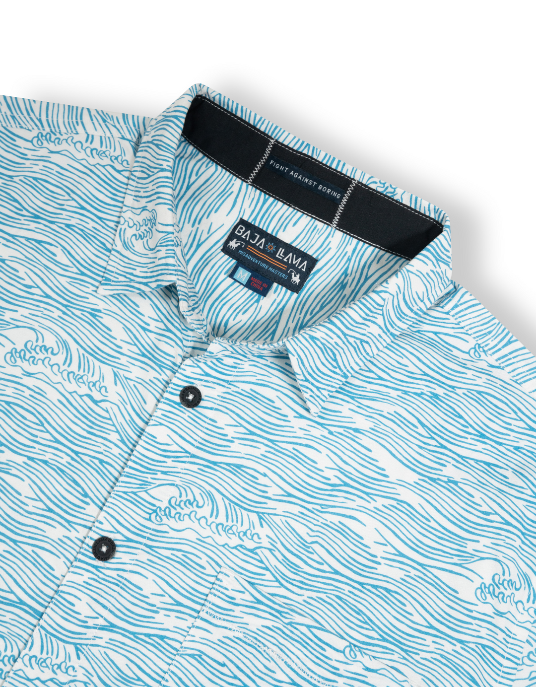 ROLL TIDES - BLUE 7-SEAS™ BUTTON UP by Bajallama