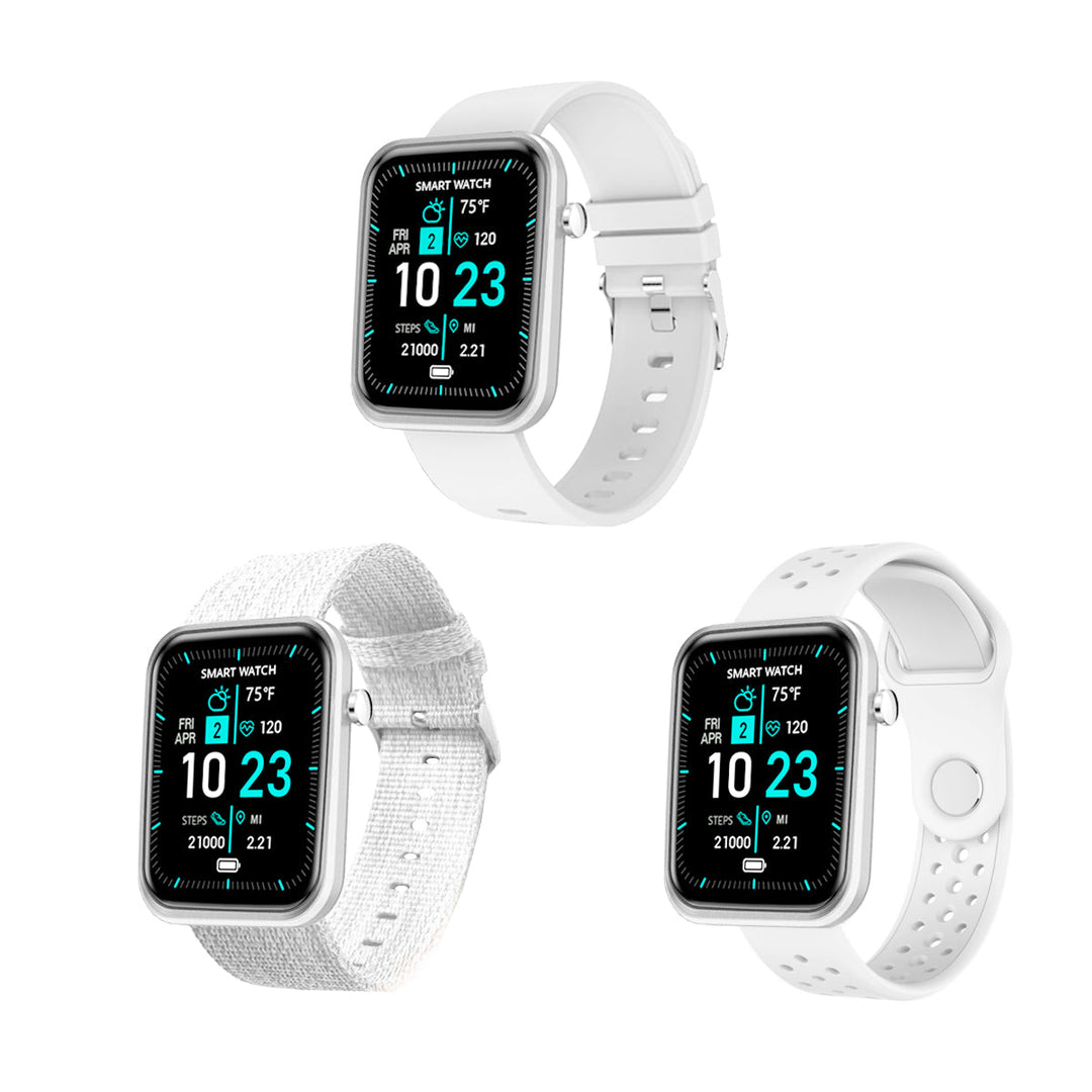 Advanced Smartwatch With Three Bands And Wellness + Activity Tracker by VistaShops