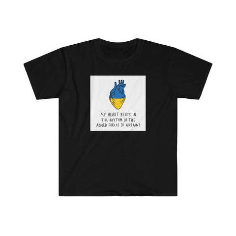 The Heart Beats Unisex Softstyle T-Shirt