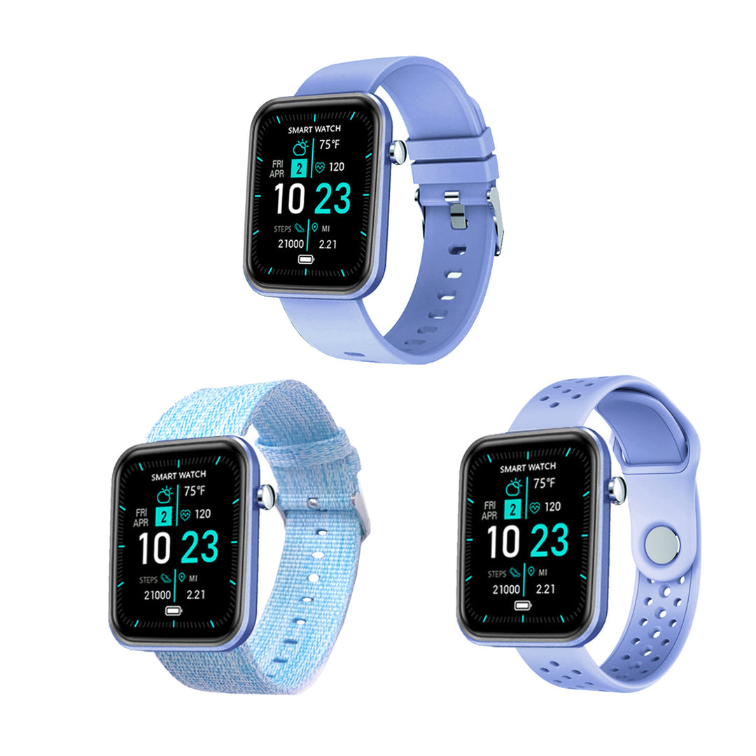 Advanced Smartwatch With Three Bands And Wellness + Activity Tracker by VistaShops