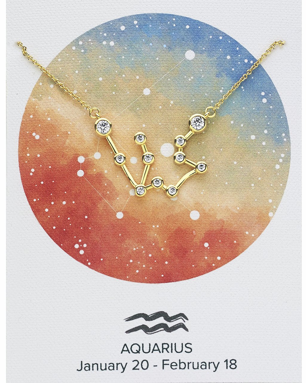 'When Stars Align' Constellation Necklace by Sterling Forever