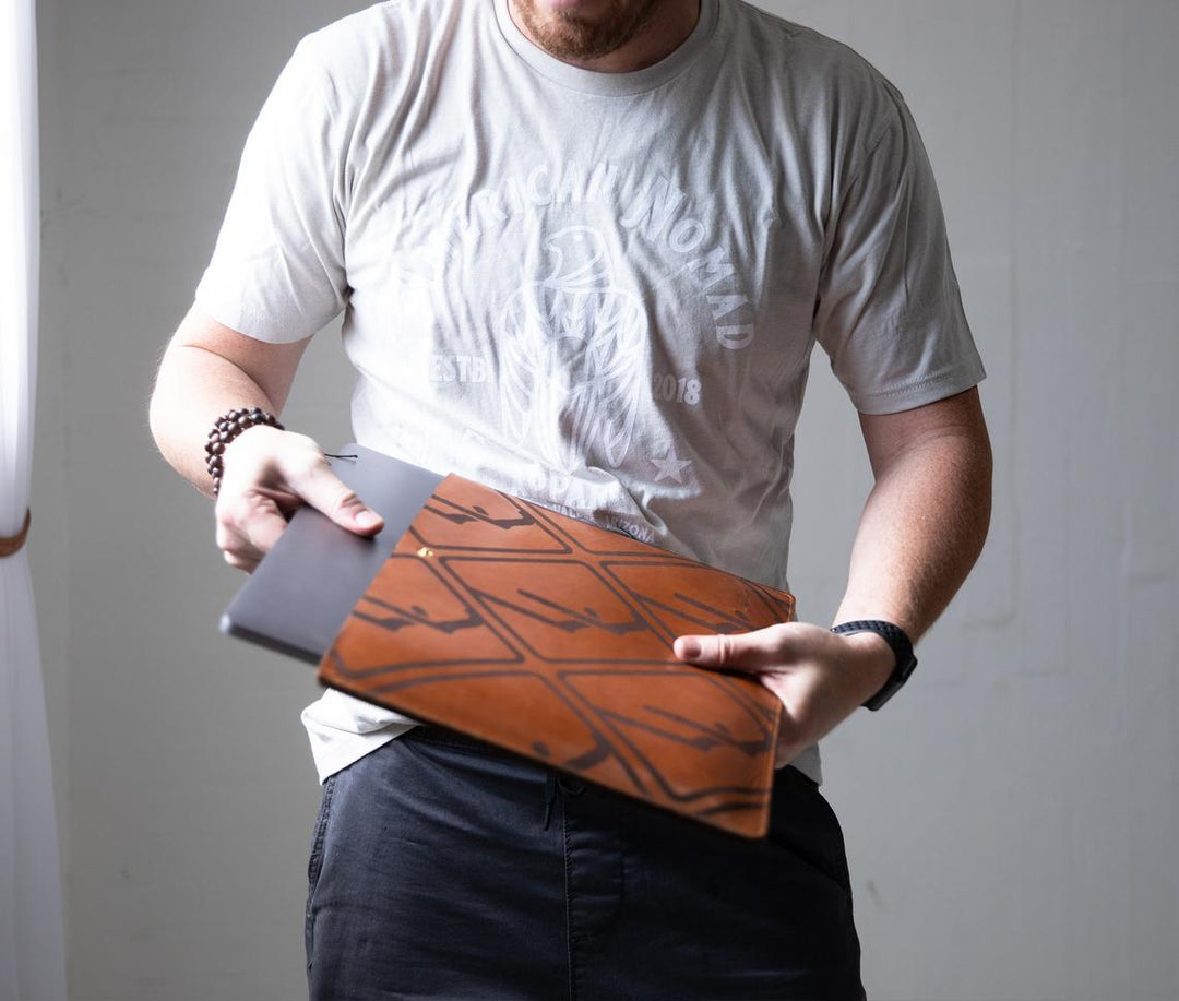 Leather Laptop Sleeve by Lifetime Leather Co