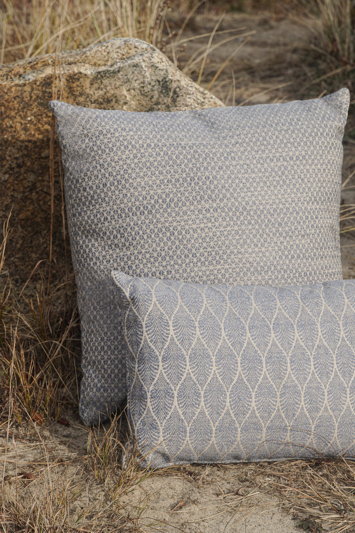 Coastal Breeze Indigo Outdoor Pillow by Anaya