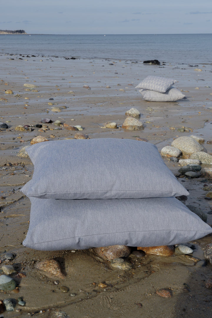 Luxe Essential Indigo Outdoor Pillow by Anaya