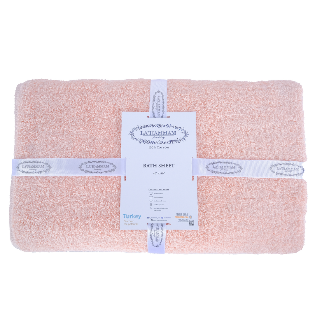 Turkish Cotton Bath Sheet Towel by La'Hammam