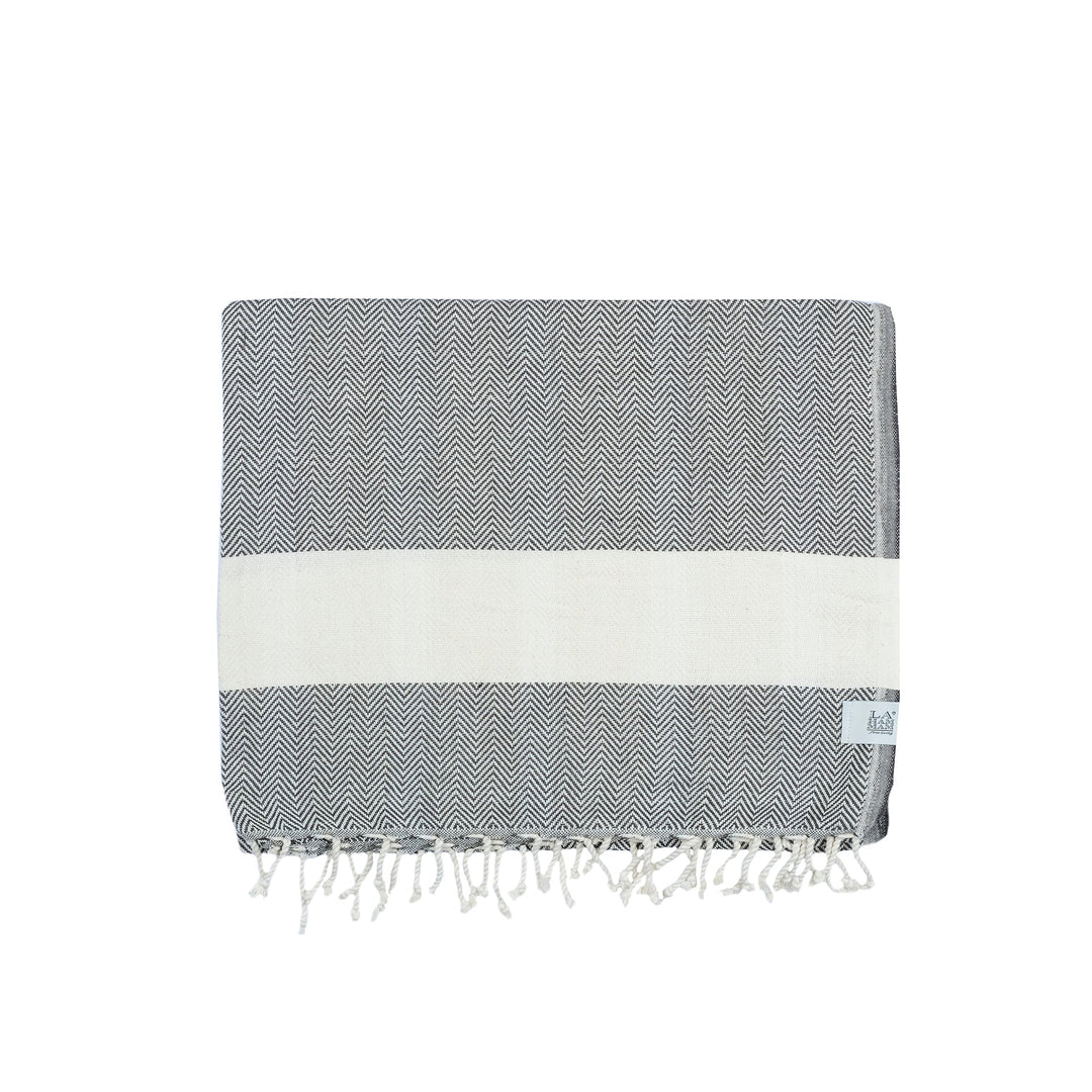 Herring Beach Towel by La'Hammam