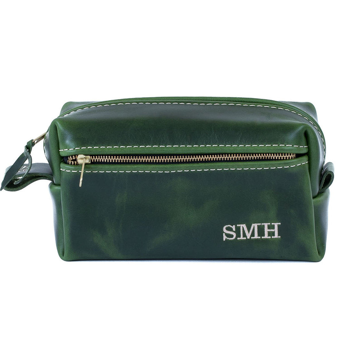 Double Zipper Toiletry Bag by Lifetime Leather Co