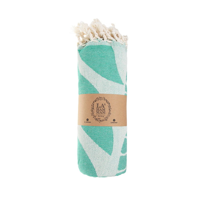 Seaweed Pure Cotton Beach Towel by La'Hammam