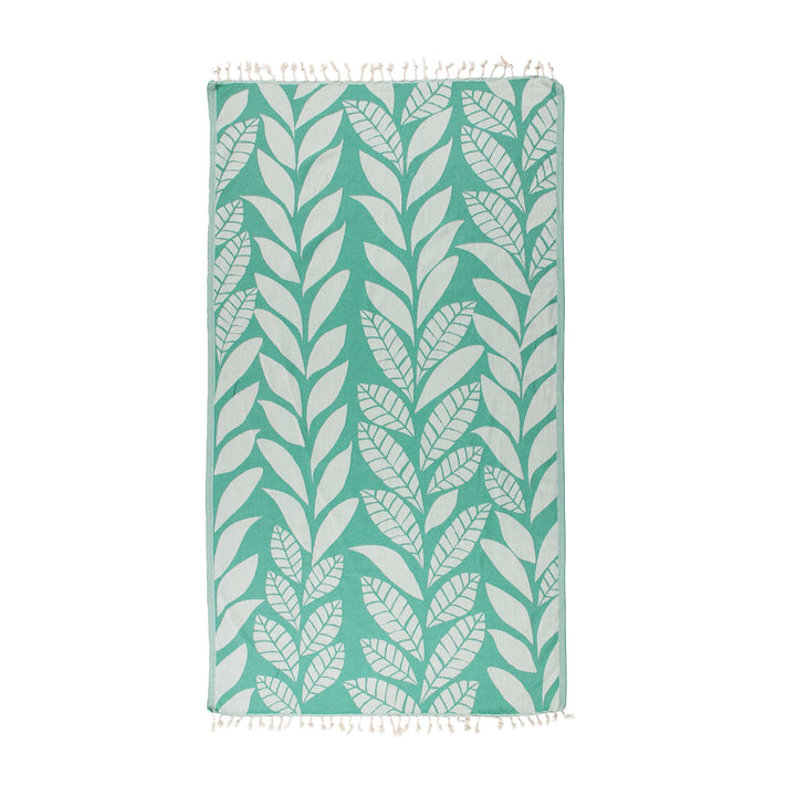 Seaweed Pure Cotton Beach Towel by La'Hammam