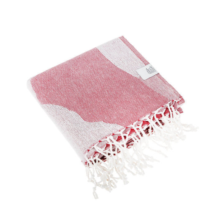 Arizona Sky Beach Towel in Bordeaux by La'Hammam