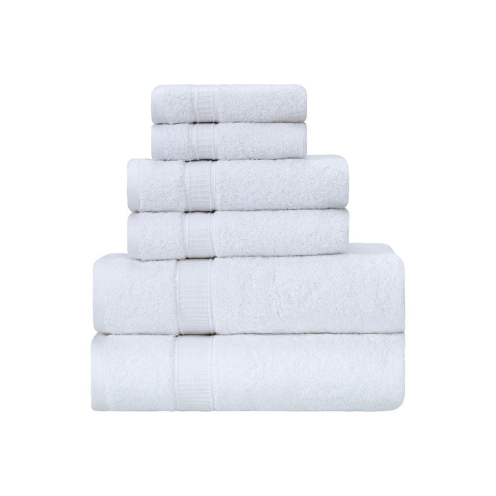 Turkish Cotton Full Bath Towel Set of 6 by La'Hammam