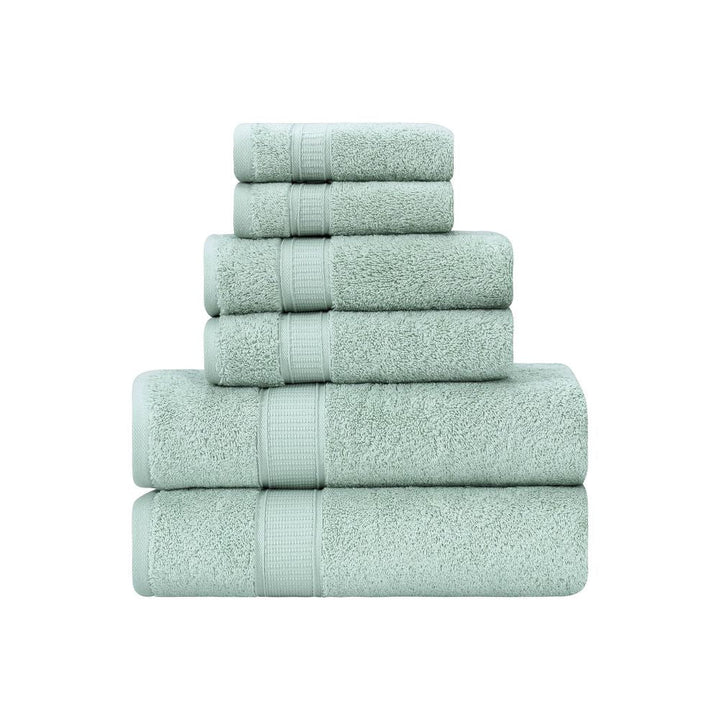 Turkish Cotton Full Bath Towel Set of 6 by La'Hammam