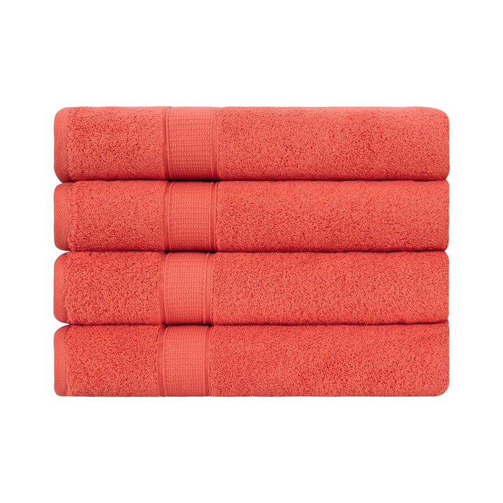 Turkish Cotton Bath Towel Set of 4 by La'Hammam