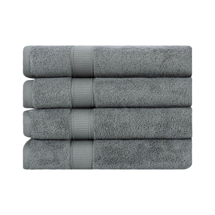 Turkish Cotton Bath Towel Set of 4 by La'Hammam