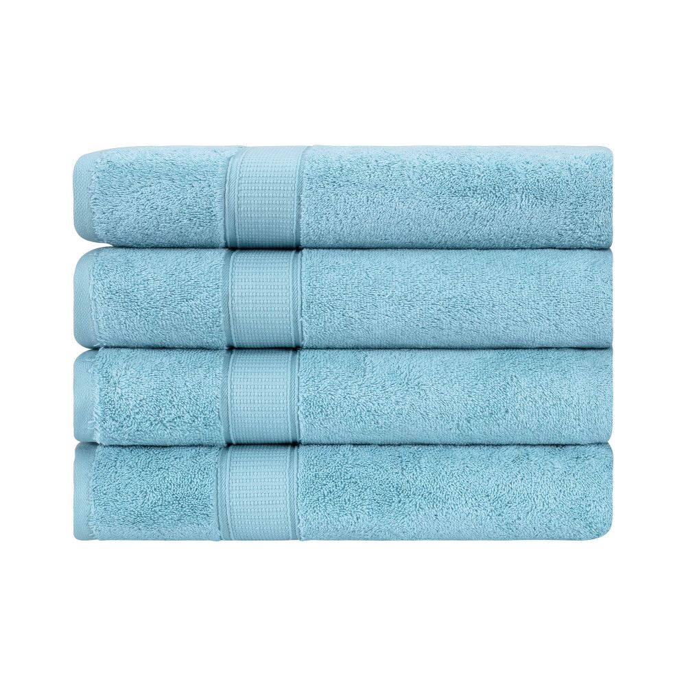 Turkish Cotton Bath Towel Set of 4 by La'Hammam