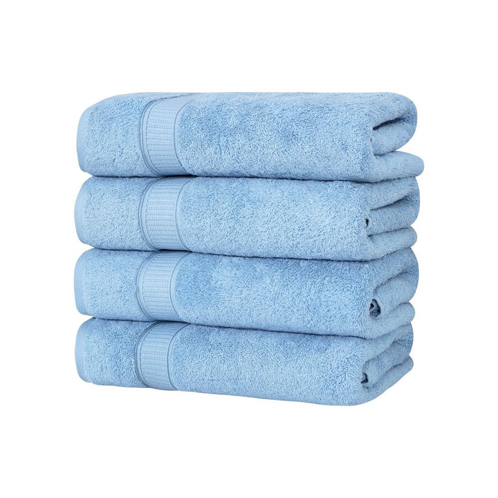 Turkish Cotton Bath Towel Set of 4 by La'Hammam