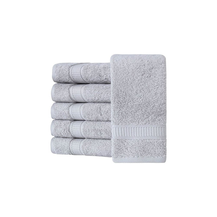 Turkish Cotton Bath Hand Towel Set of 6 by La'Hammam