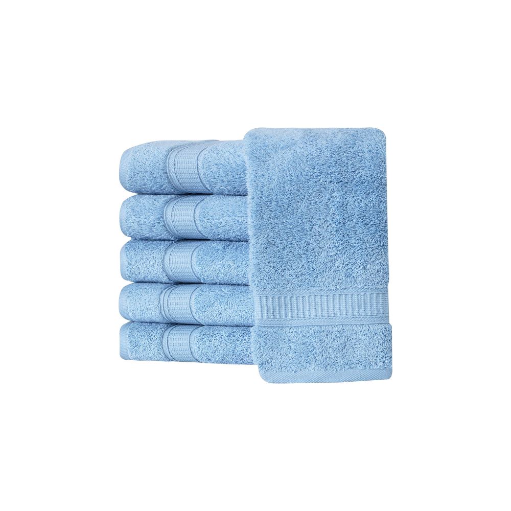 Turkish Cotton Bath Hand Towel Set of 6 by La'Hammam