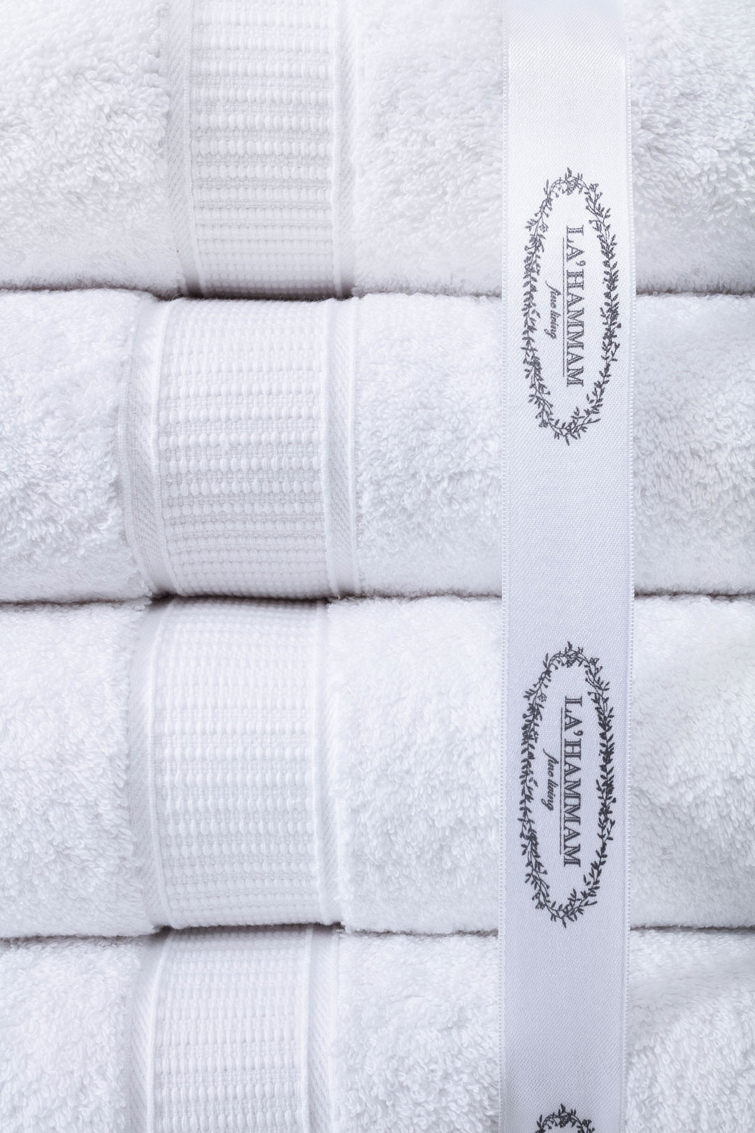 Turkish Cotton Bath Towel Set of 3 by La'Hammam