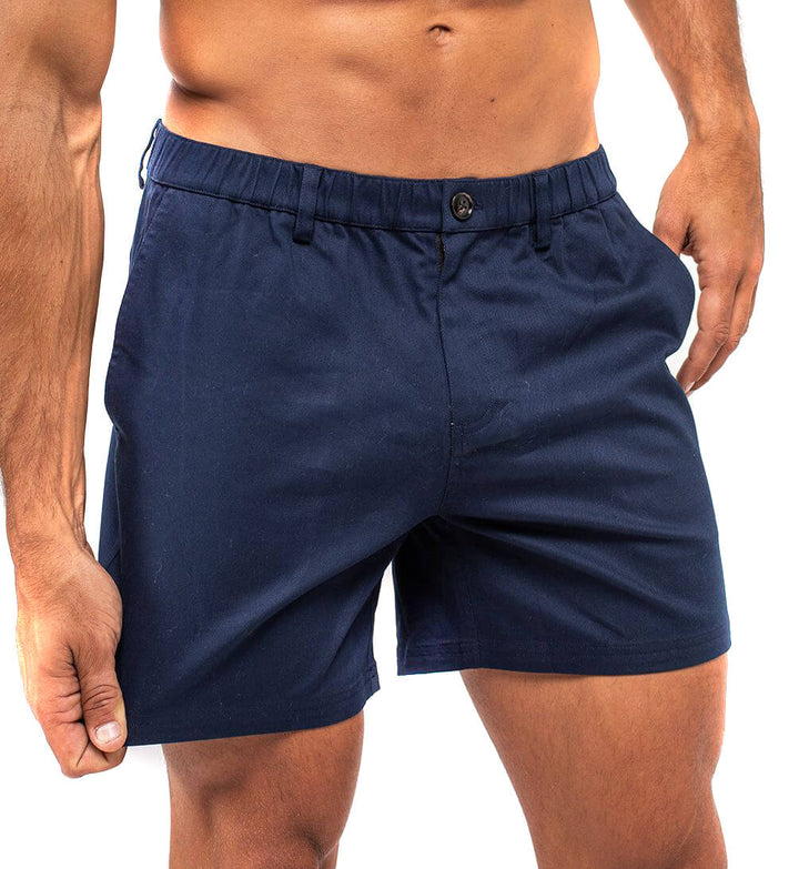 Cotton Shorts - Navy by Bermies Swimwear