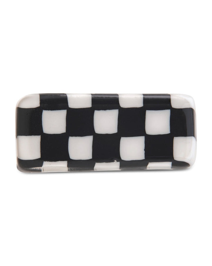 Retro Chequer Ring by Sterling Forever