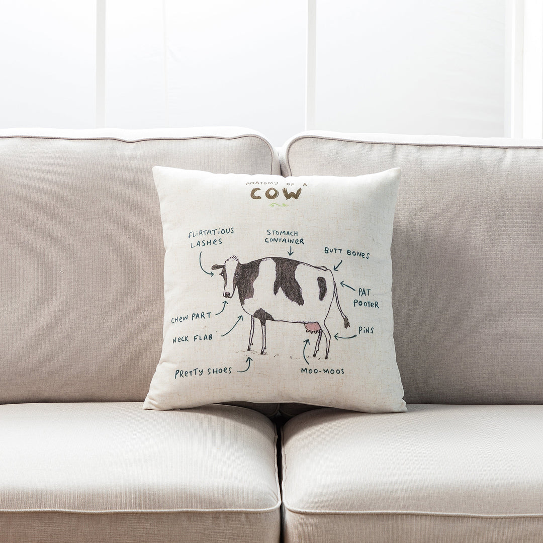 Farmhouse animals throw pillow - set of 2 by Peterson Housewares & Artwares