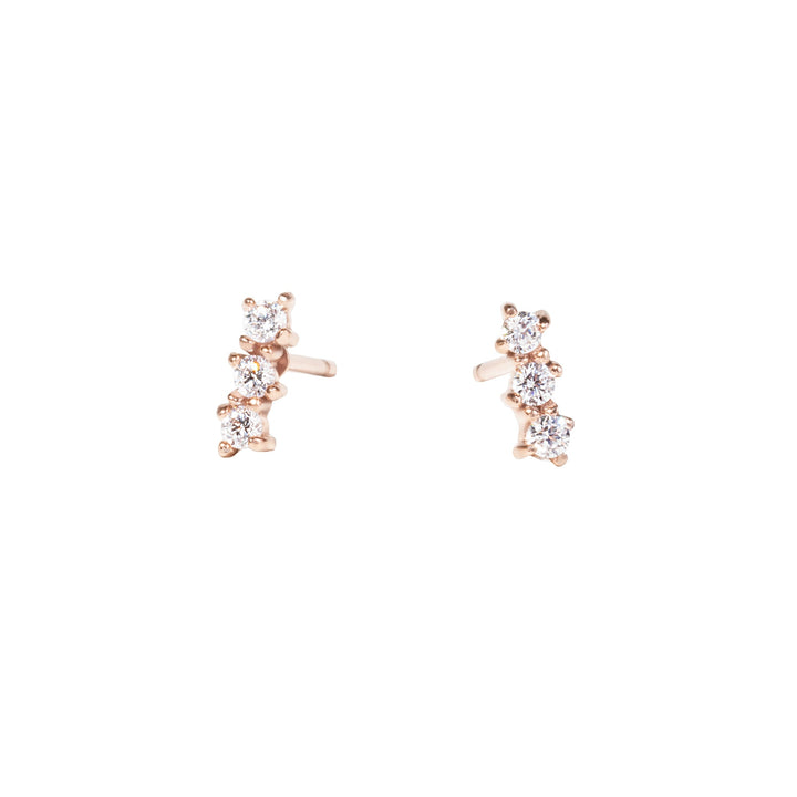 Horizon stud earrings by Mia Bijoux