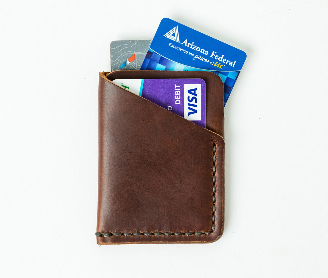 Tall Minimalist Wallet by Lifetime Leather Co