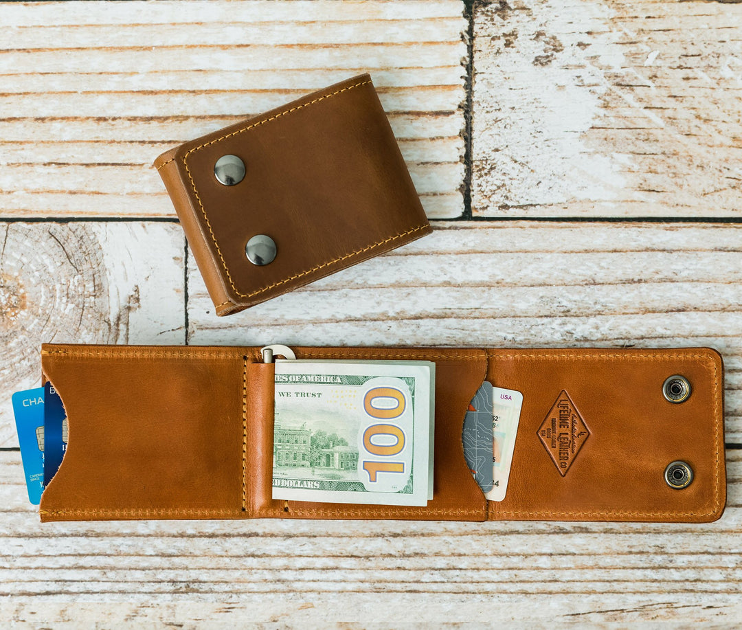 Trifold Wallet by Lifetime Leather Co