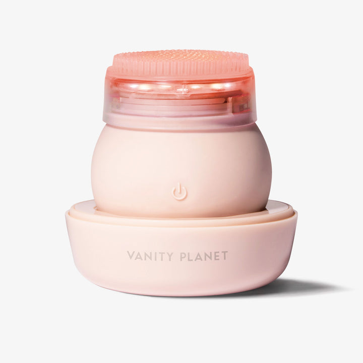 LEDA Red | Anti Aging LED Sonic Facial Brush. by Vanity Planet