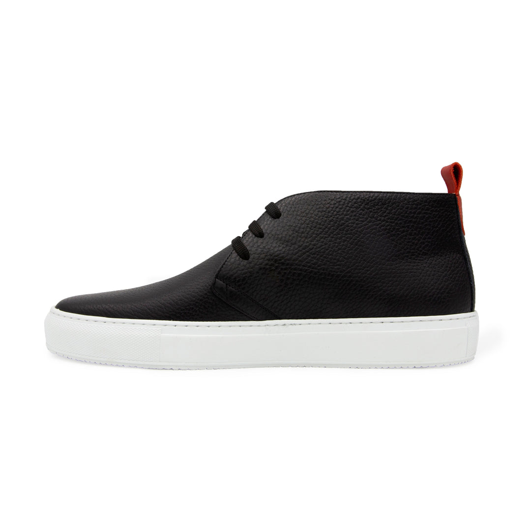 Men's Black Leather Chukka Sneaker by Del Toro Shoes