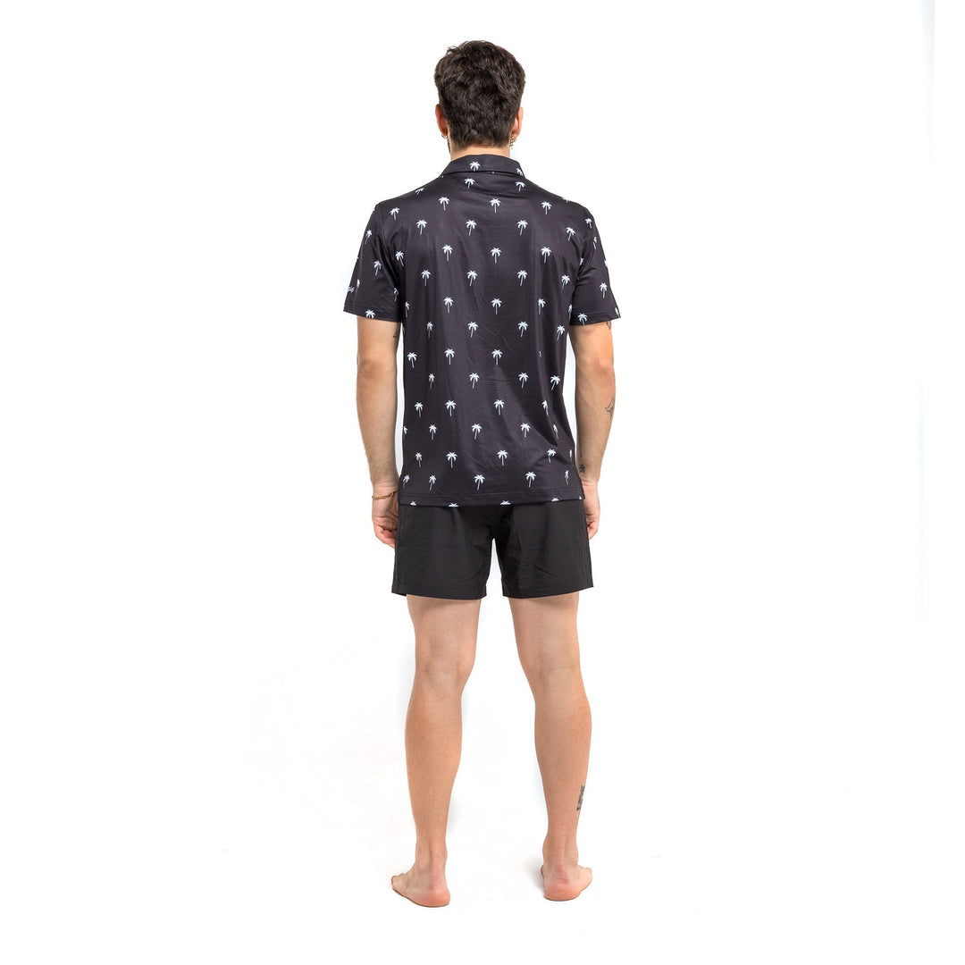 Black Palm - Golf Polo by Bermies Swimwear