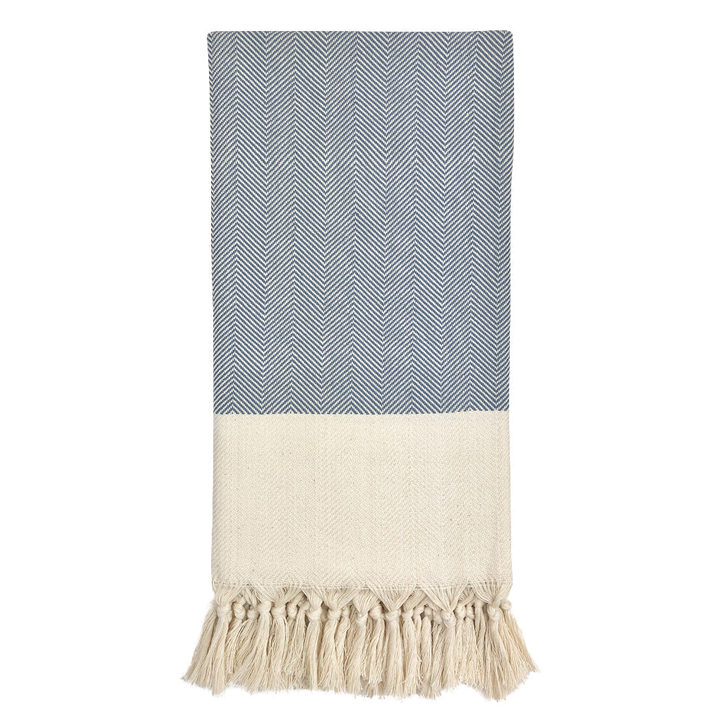 Herringbone Turkish Towel by SLATE + SALT