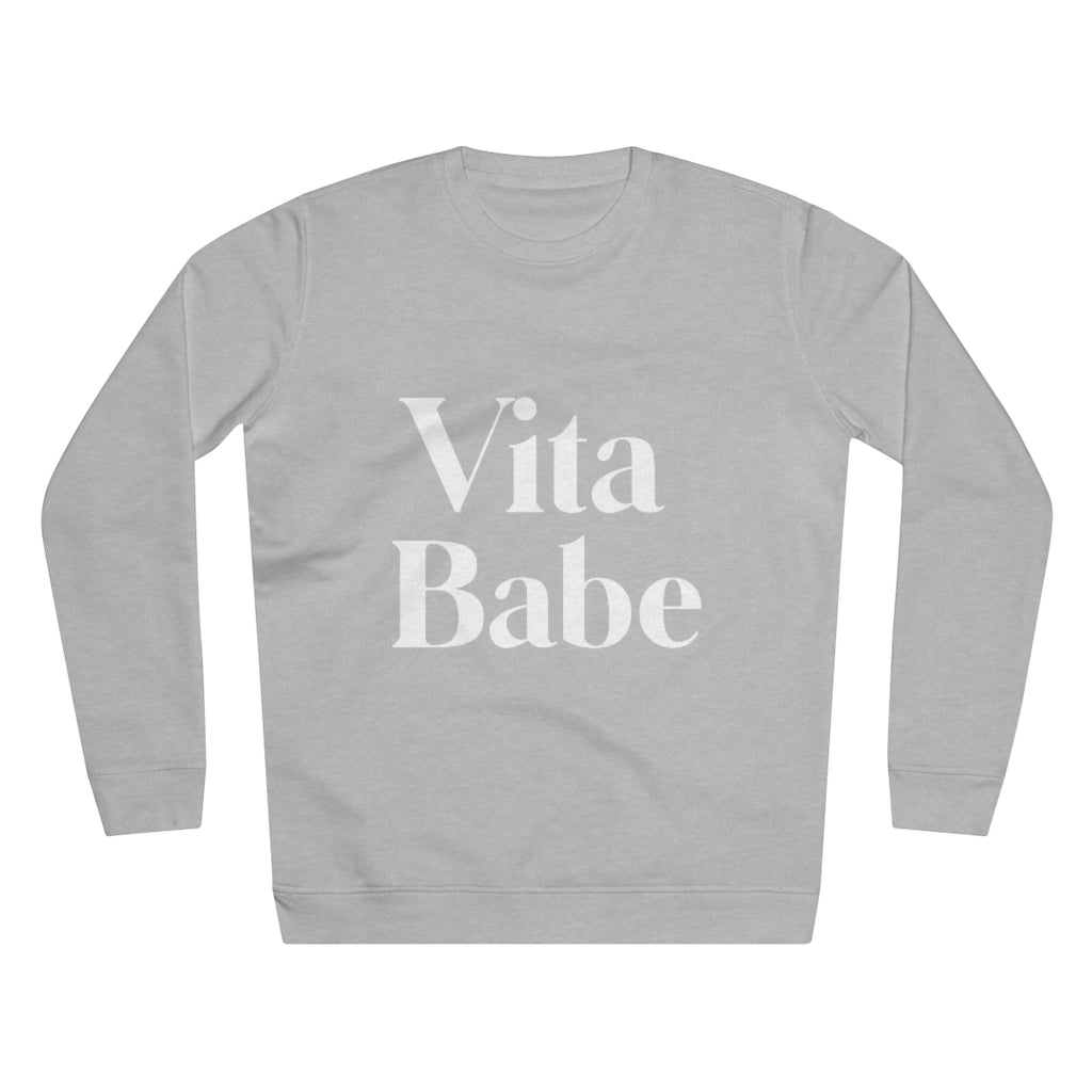 Vita Babe Organic Unisex Rise Sweatshirt by VitaParfum