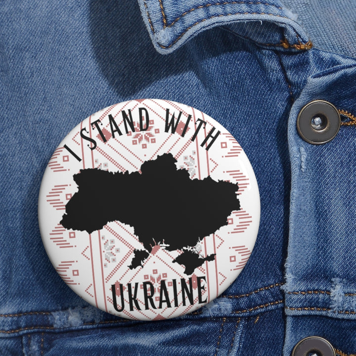 'I Stand With Ukraine' With Vishivanka Pin