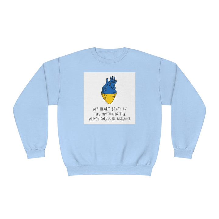 The Heart Beats Unisex Crewneck Sweatshirt