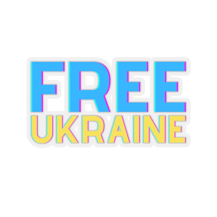 'Free Ukraine' With Vishivanka Sticker