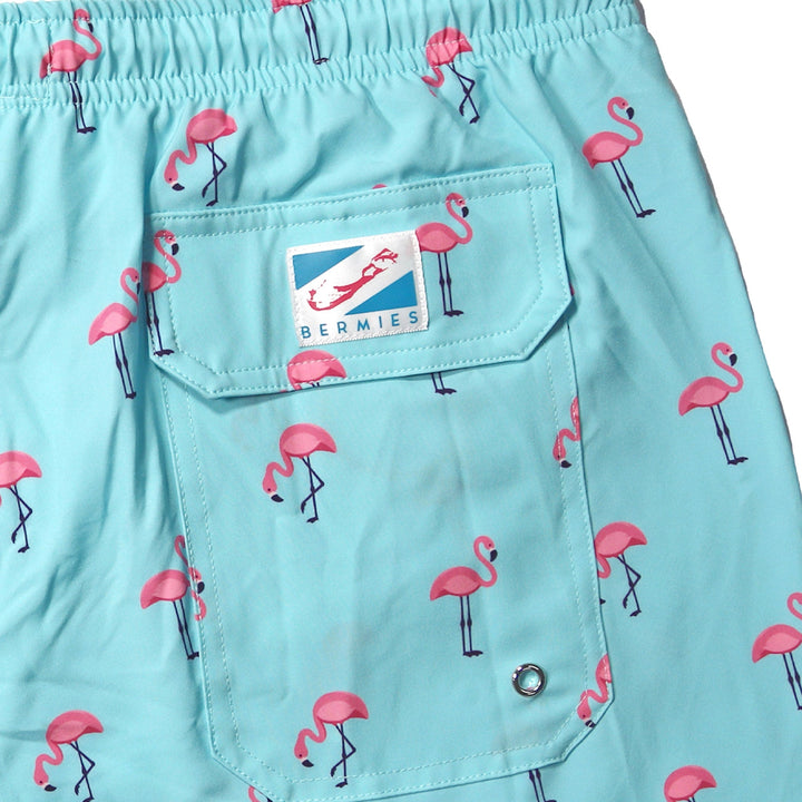 Flamazing - 3.5" Swim Trunks by Bermies Swimwear