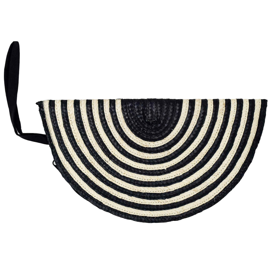 HALFMOON CLUTCH - Honey Stripe by POPPY + SAGE