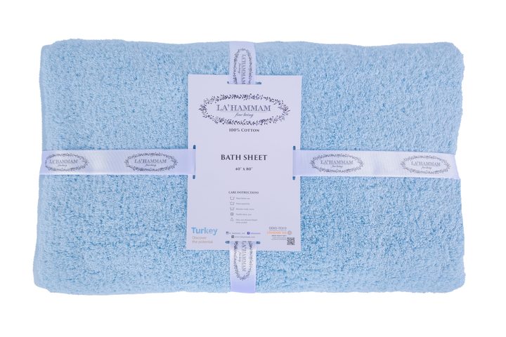 Turkish Cotton Bath Sheet Towel by La'Hammam